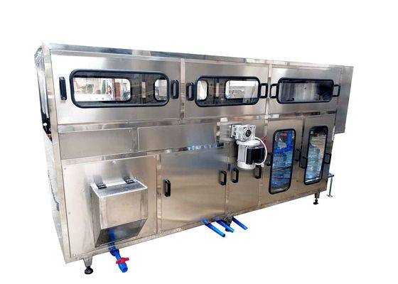 200BPH 5 갤런 생수 충전기 3in1 물병 린서 충전기 캡퍼 기계